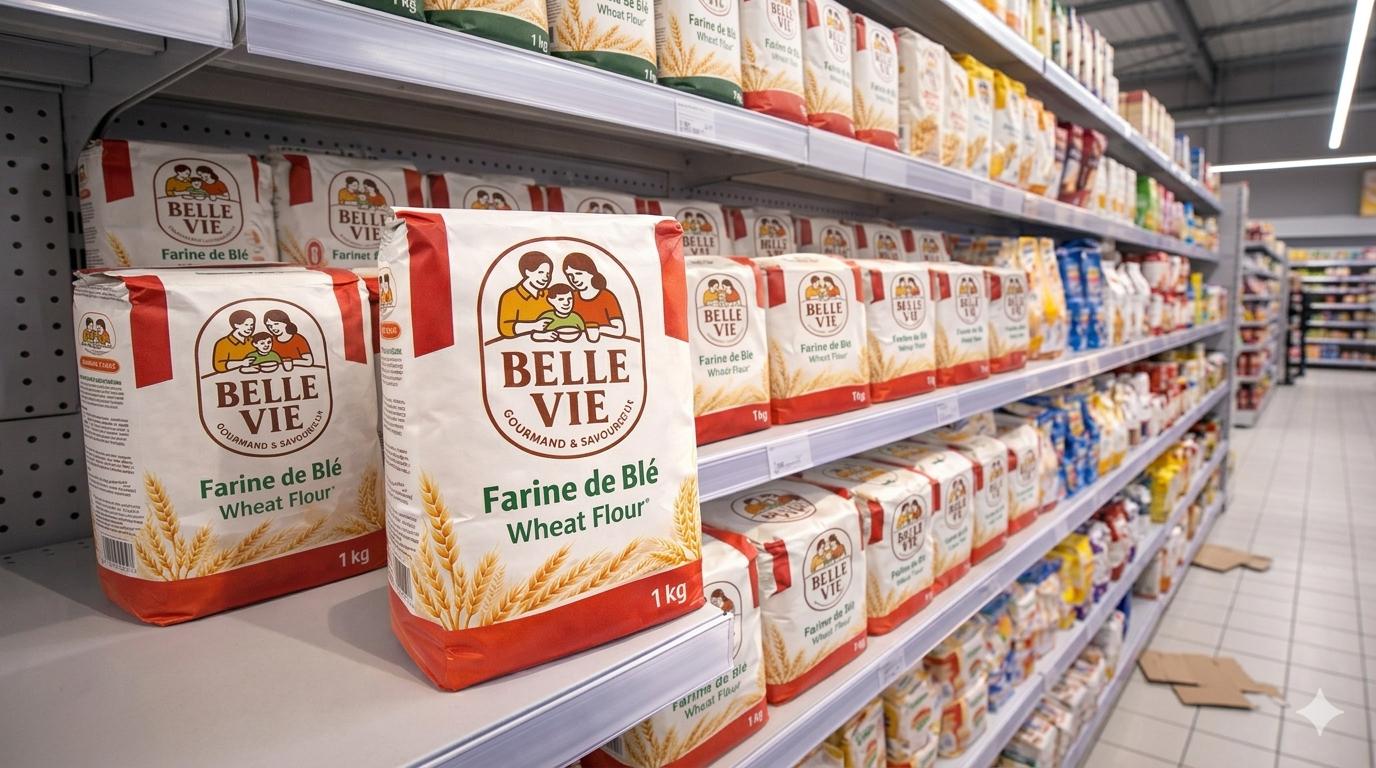 Belle Vie farine de blé - Ekko Distribution export alimentaire Afrique